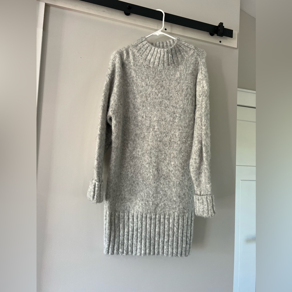 Express grey sweater dress